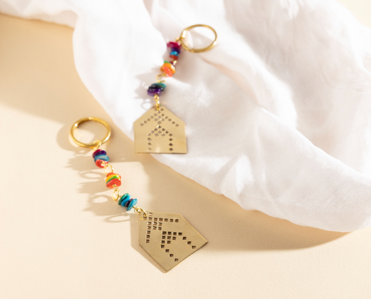 Manzel Keychain | Multicolor