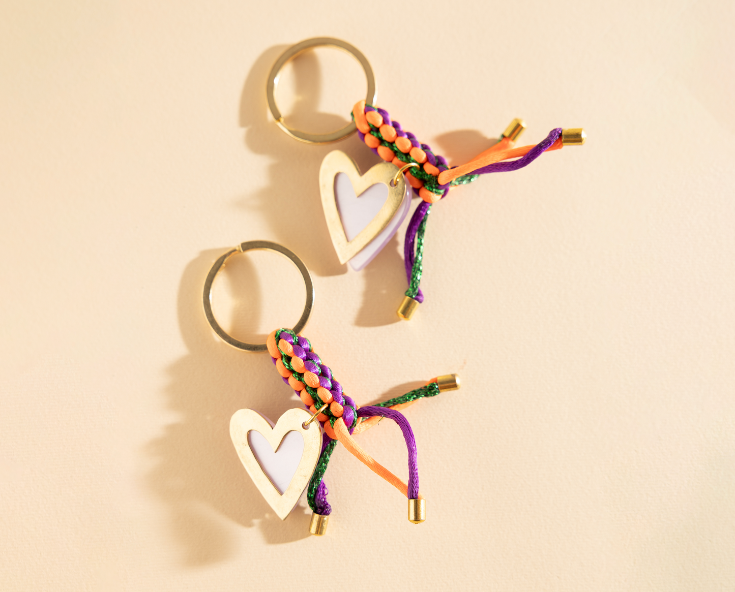 Heart Cord Keychain