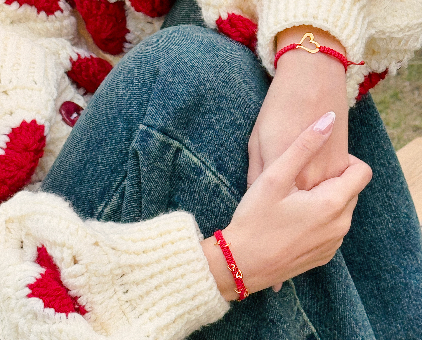 Heart Cluster Bracelet