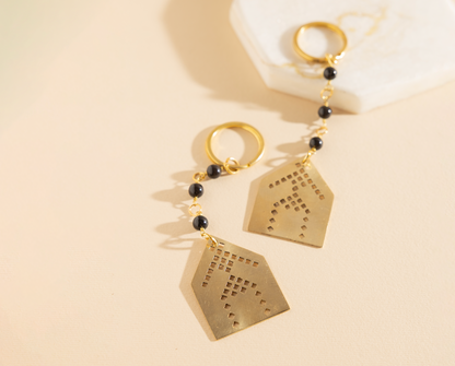 Manzel Keychain | Black Onyx