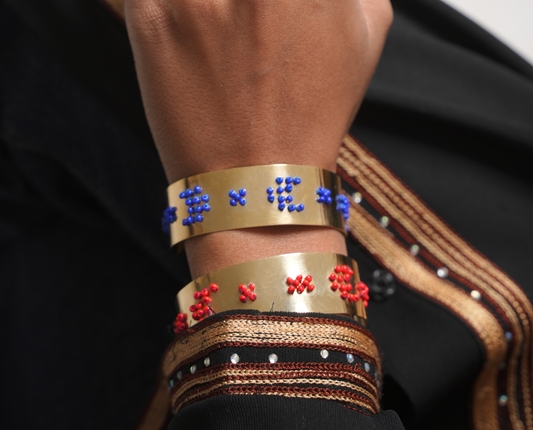 Beaded Pixel Cuff