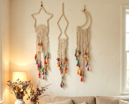 Makrameya Ornamets | Colored Tassels