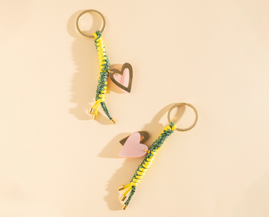 Glow Heart Keychain