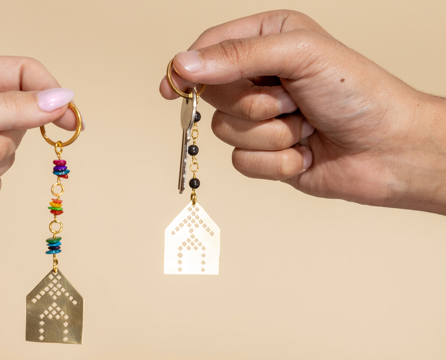 Manzel Keychain | Black Onyx