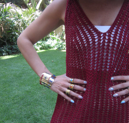 Vino Glow Dress