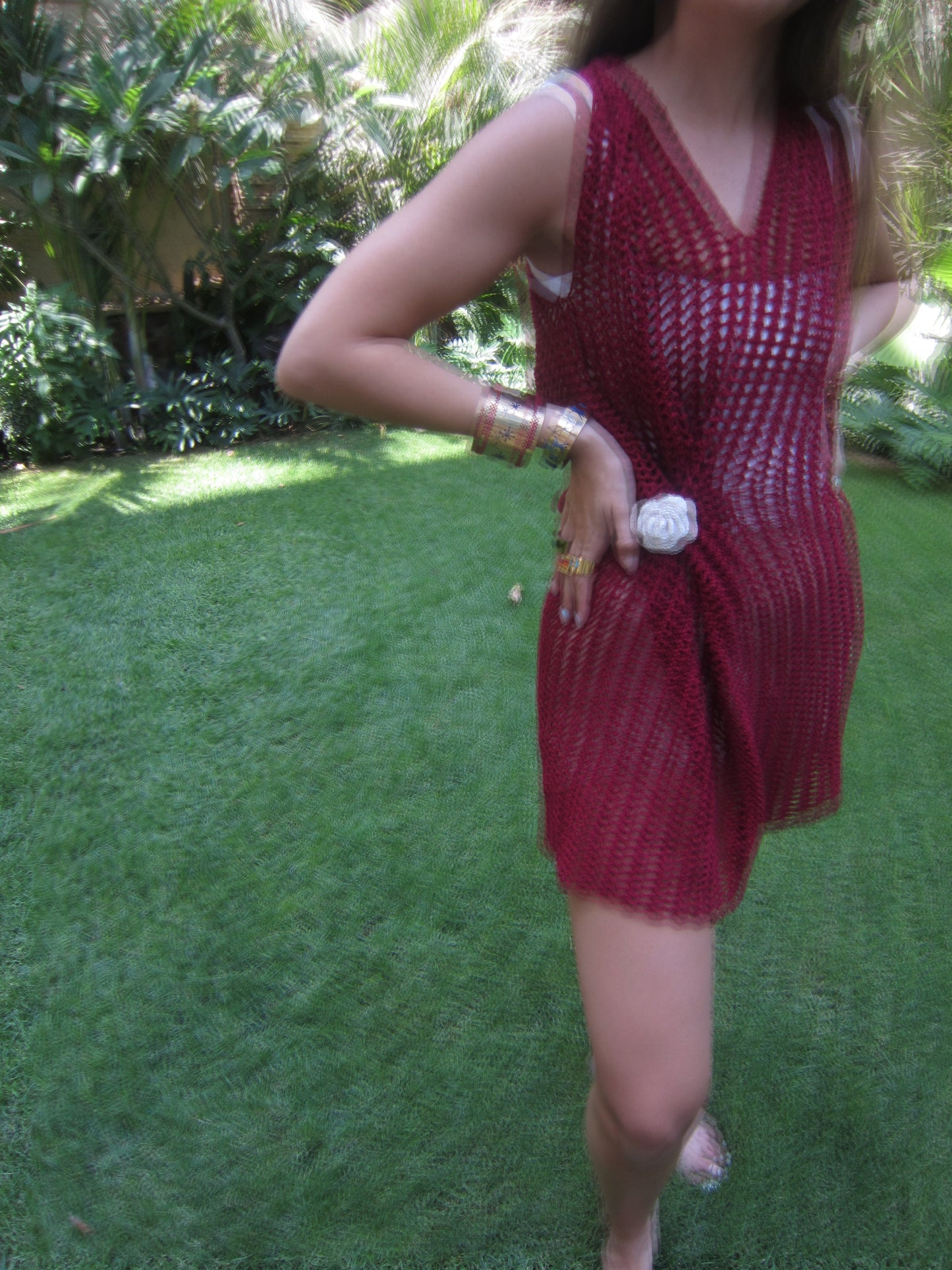 Vino Glow Dress