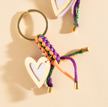 HEART CORD KEYCHAIN