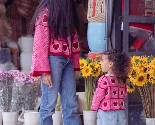 Soft Love Cardigan | Mother & Daughter Set